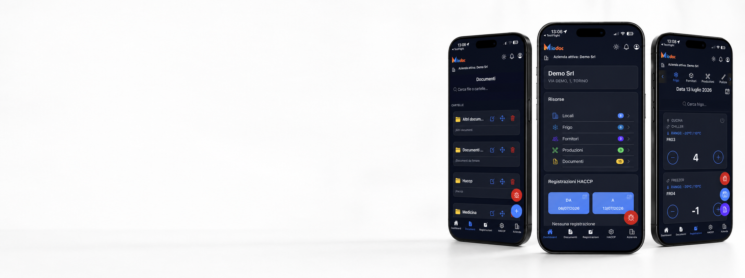Piattaforma documentale MioDOC su computer e smartphone